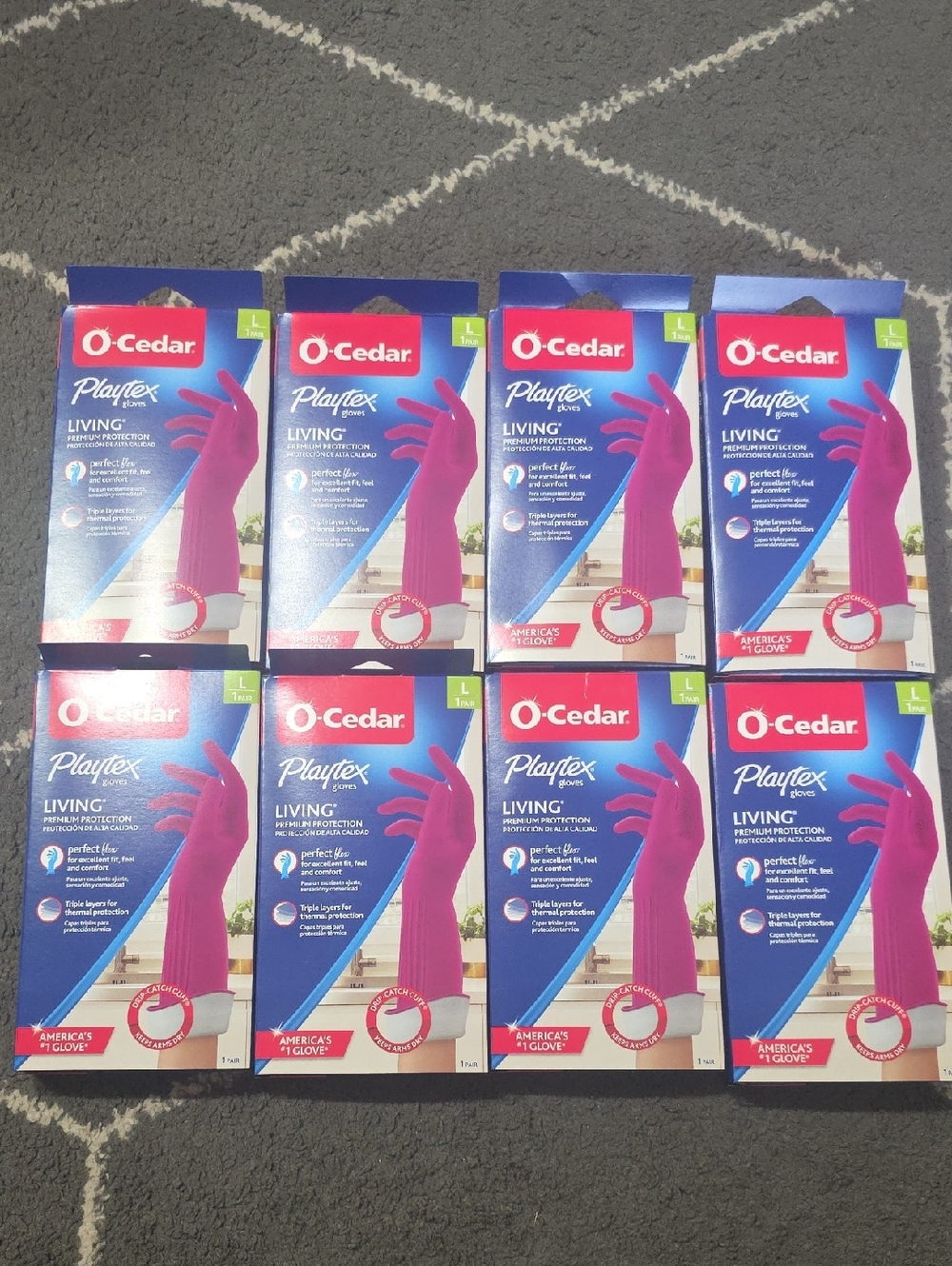 O Cedar Playtex Living Premium Protection Gloves 8 Packs
